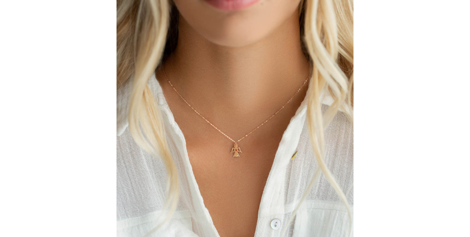 Náhrdelník s diamantem Angel of Light