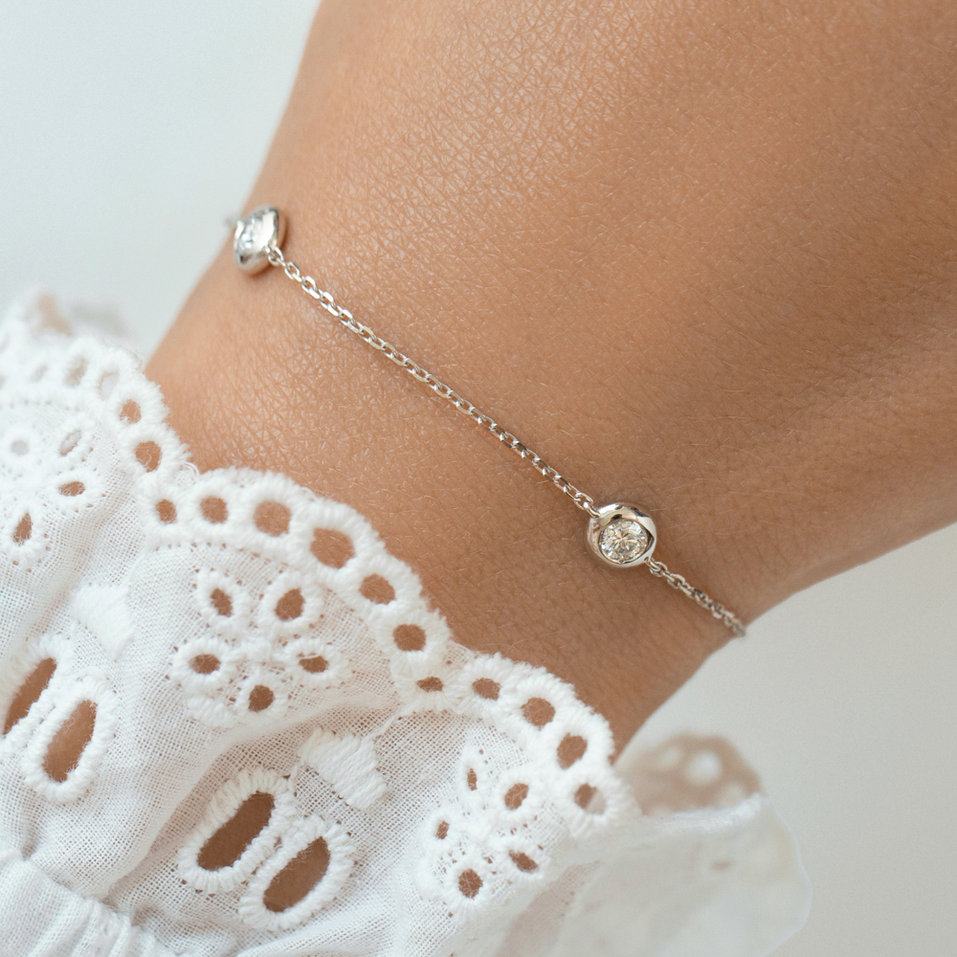 Náramek s diamanty Sparkling Dots