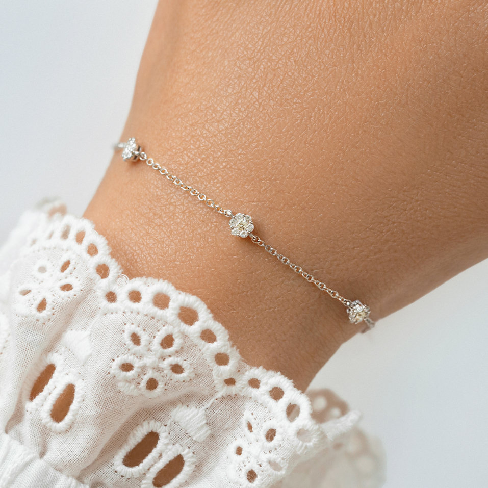 Náramek s diamanty Evening Sky