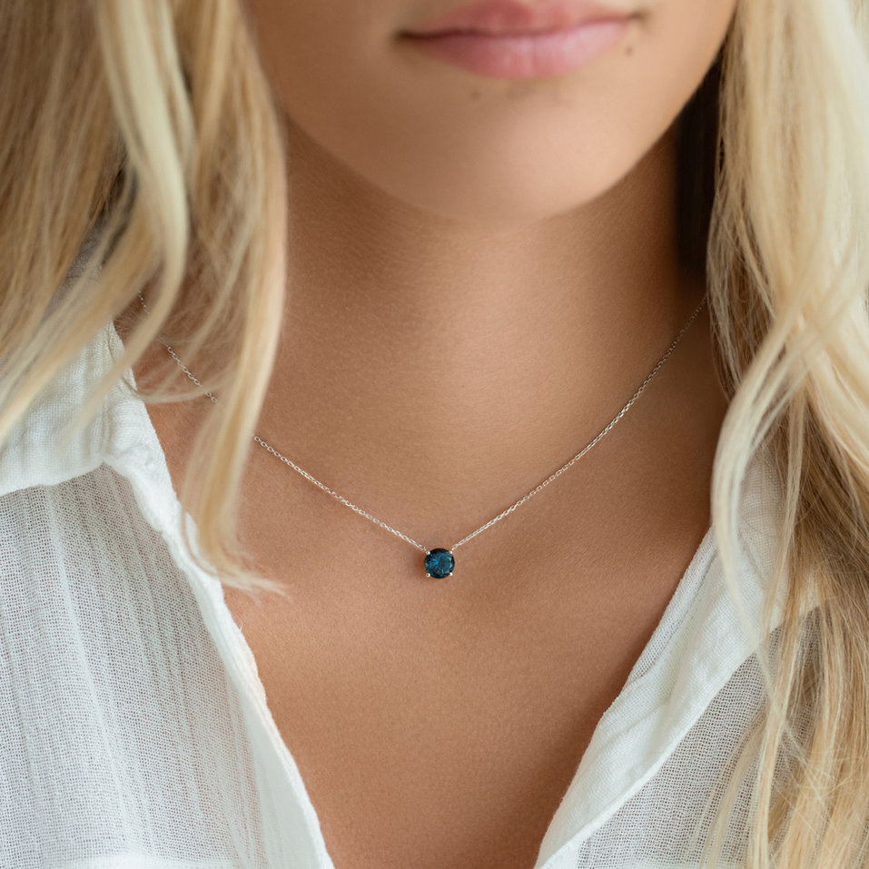 Náhrdelník s rhodolitem Lucky Glance