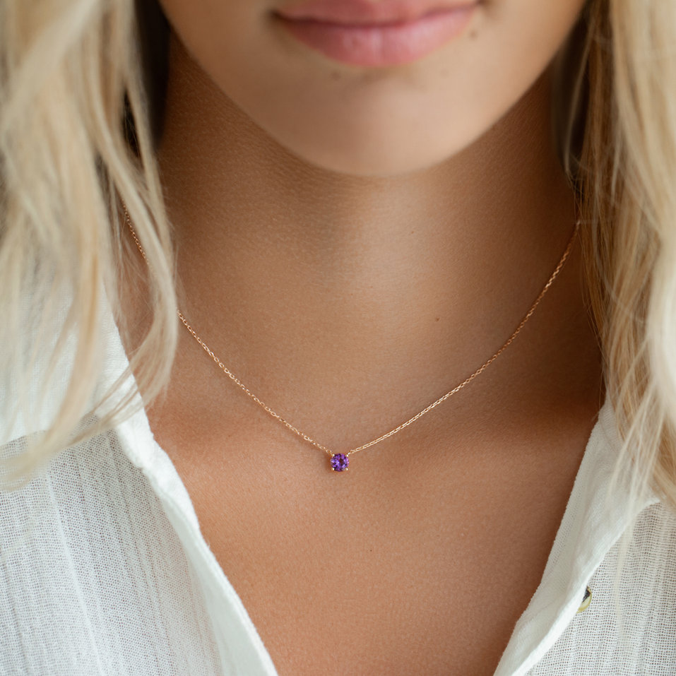 Náhrdelník s topazem Lucky Glance