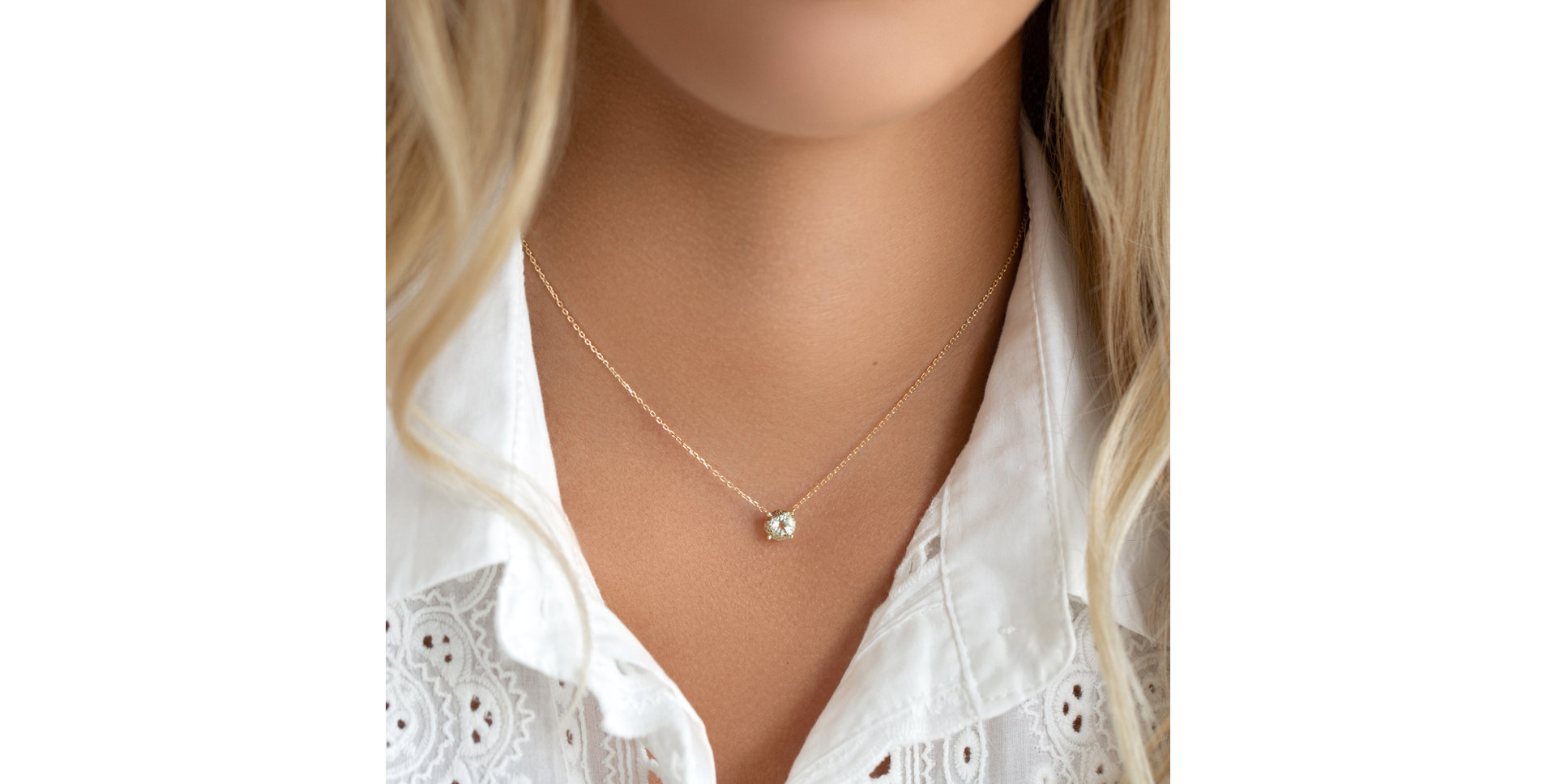 Náhrdelník s ametystem Lucky Glance