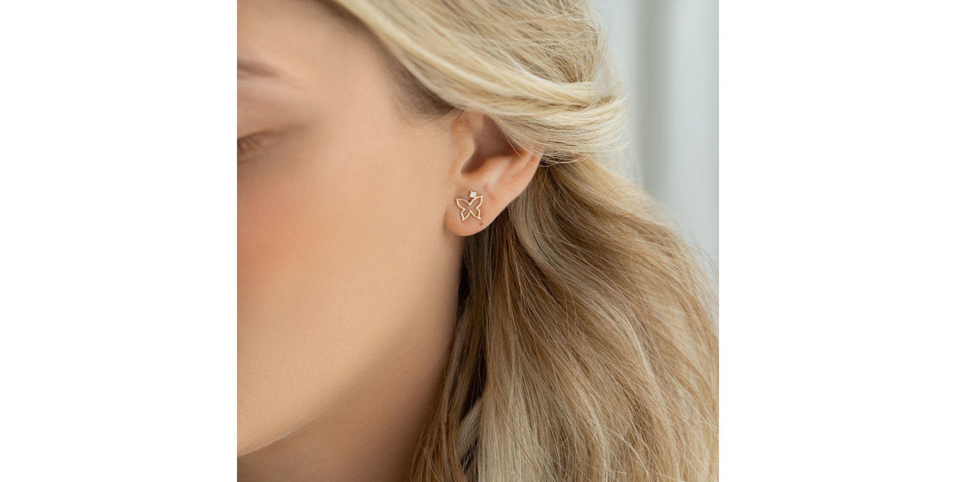 Náušnice s diamantem Enchanting