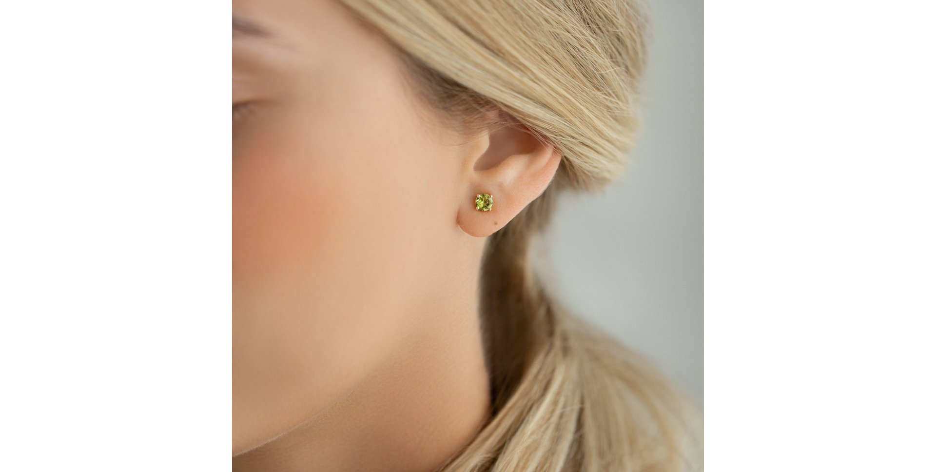 Náušnice s topazem Virginia Love