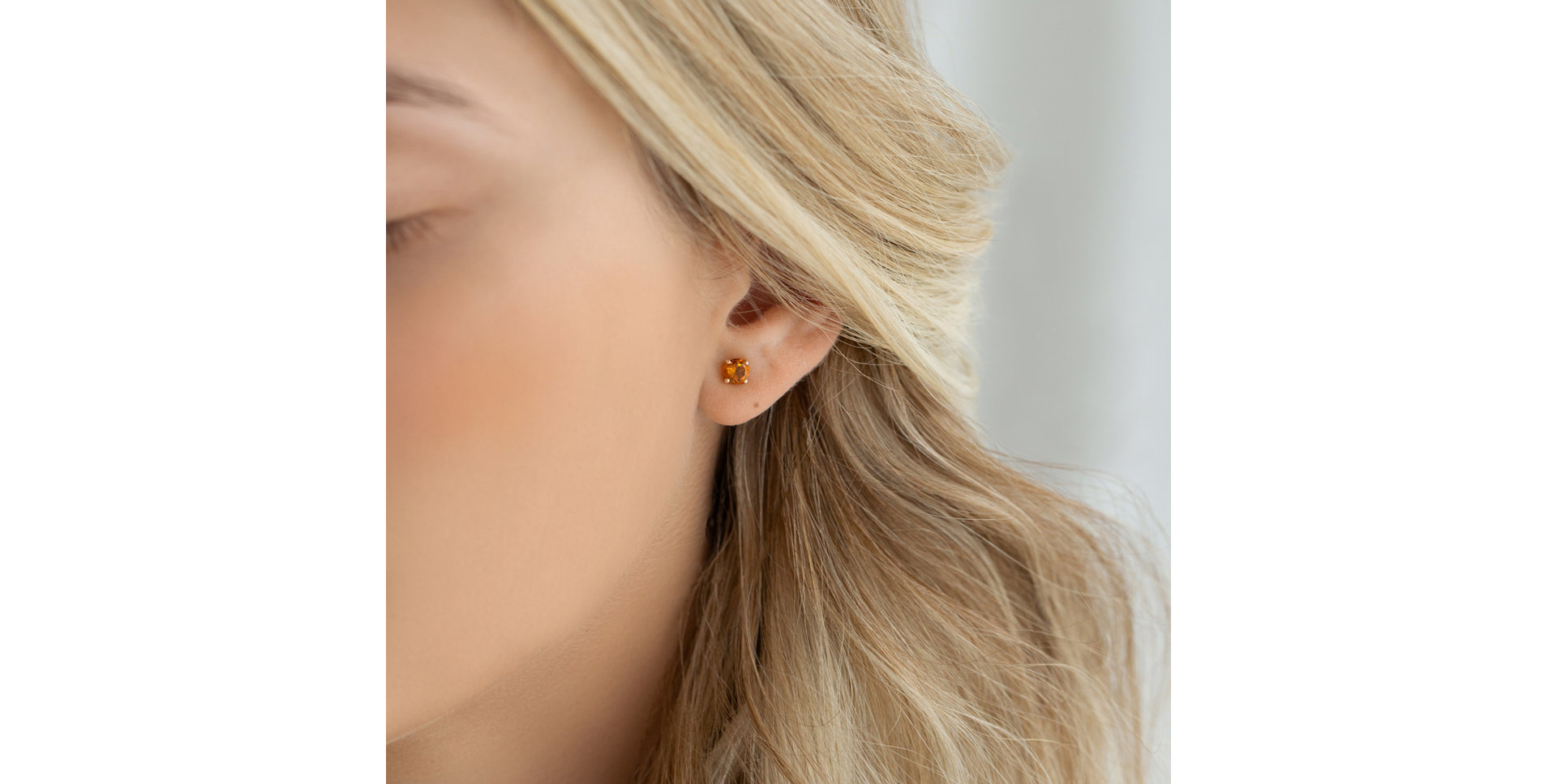 Naušnice s topazem Virginia Love