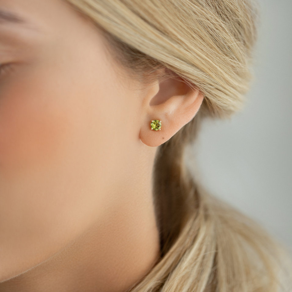 Náušnice s citrínem Virginia Love