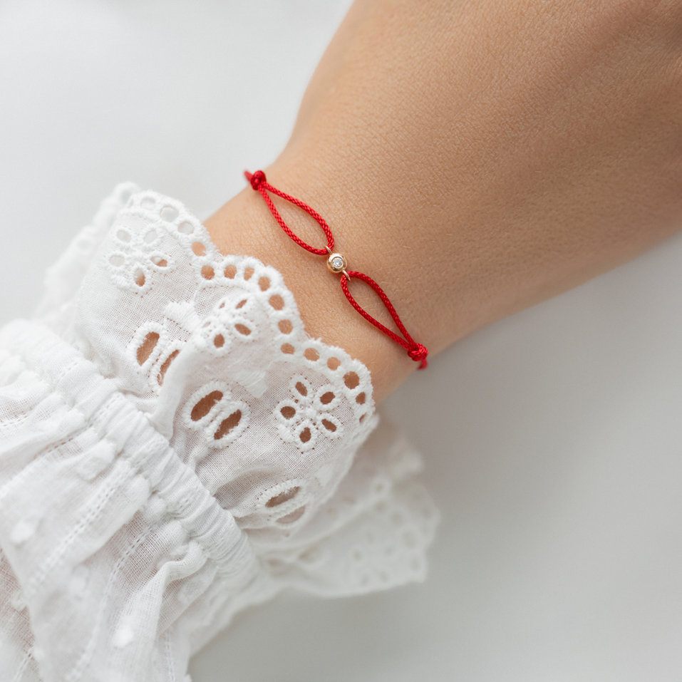 Náramek s diamantem Drop