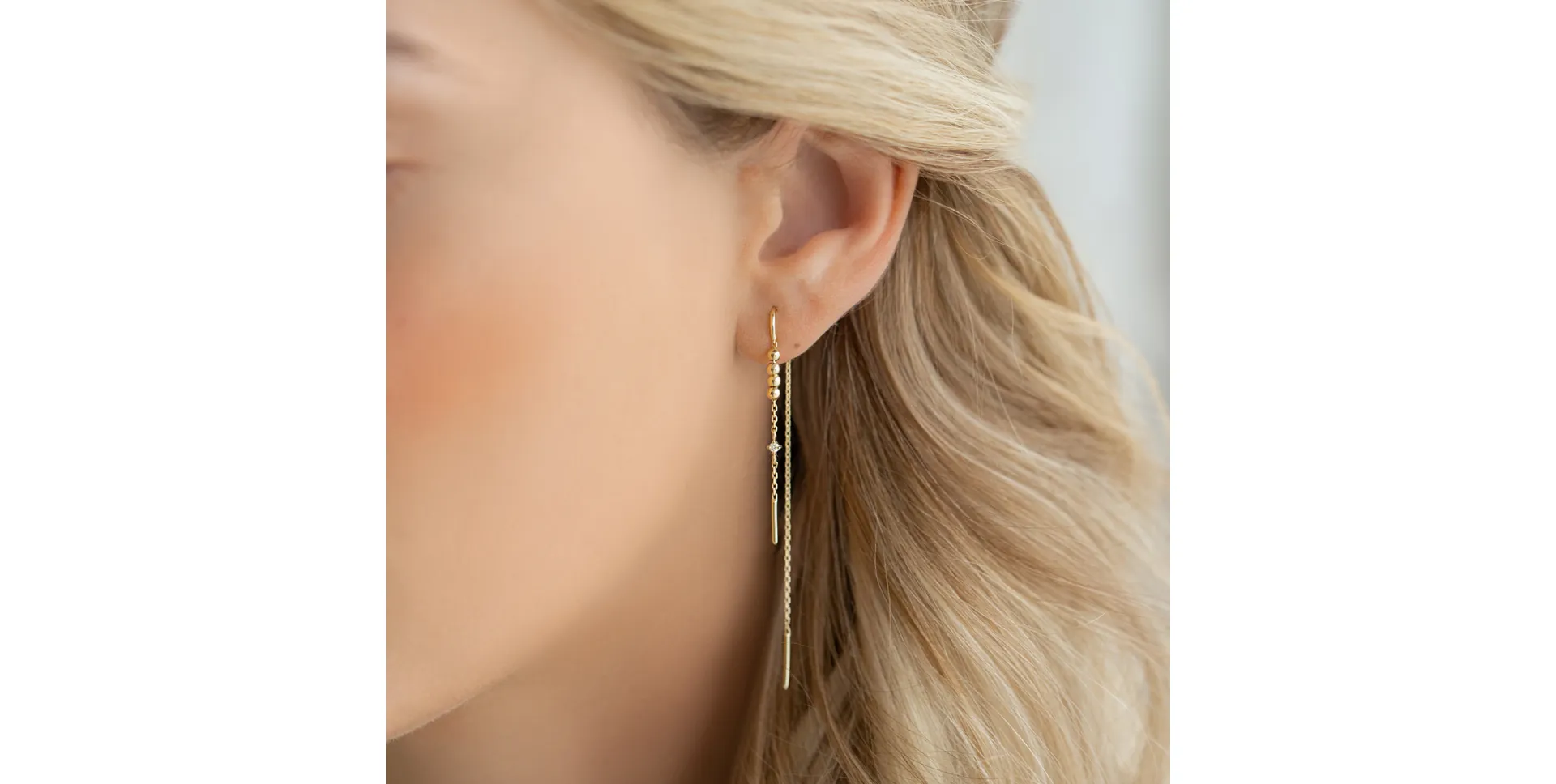 Náušnice s diamantem Jazz