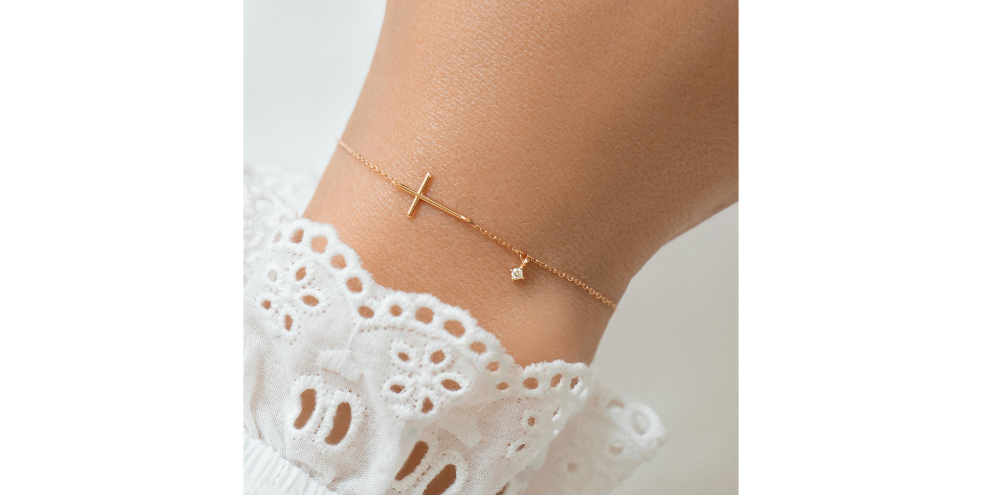 Náramek s diamantem Orycross