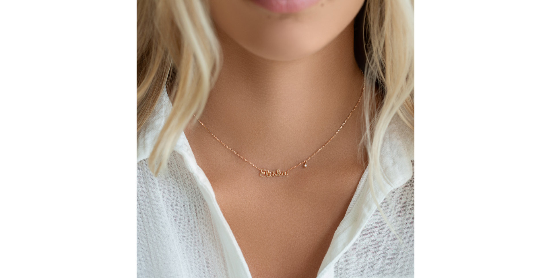 Náhrdelník s diamantem Unique choice