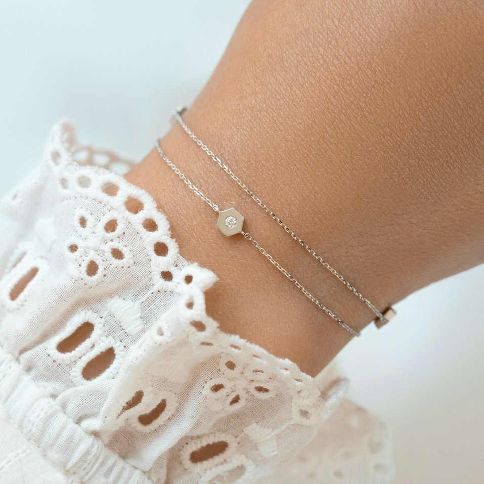 Náramek s diamanty StarlightHex