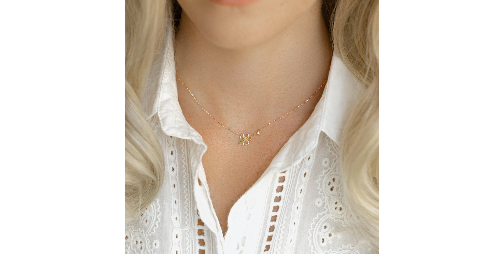 Náhrdleník s diamantem Lucky Choice