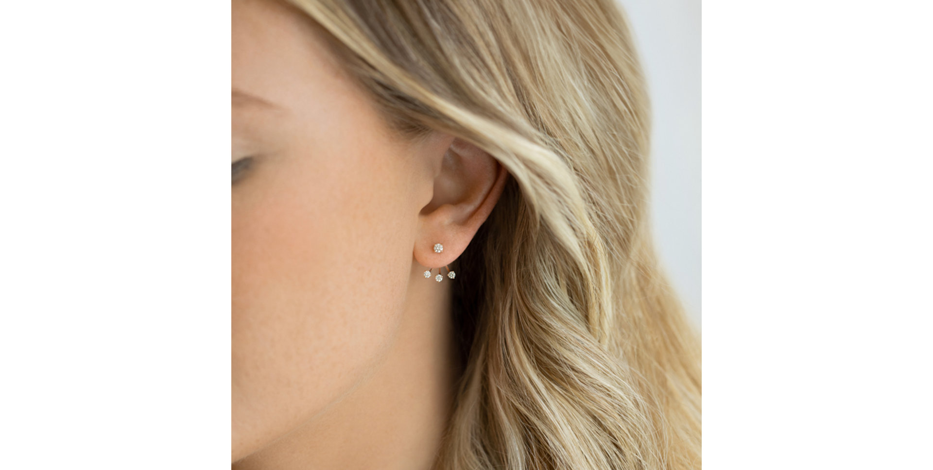 Náušnice s diamanty Leilani