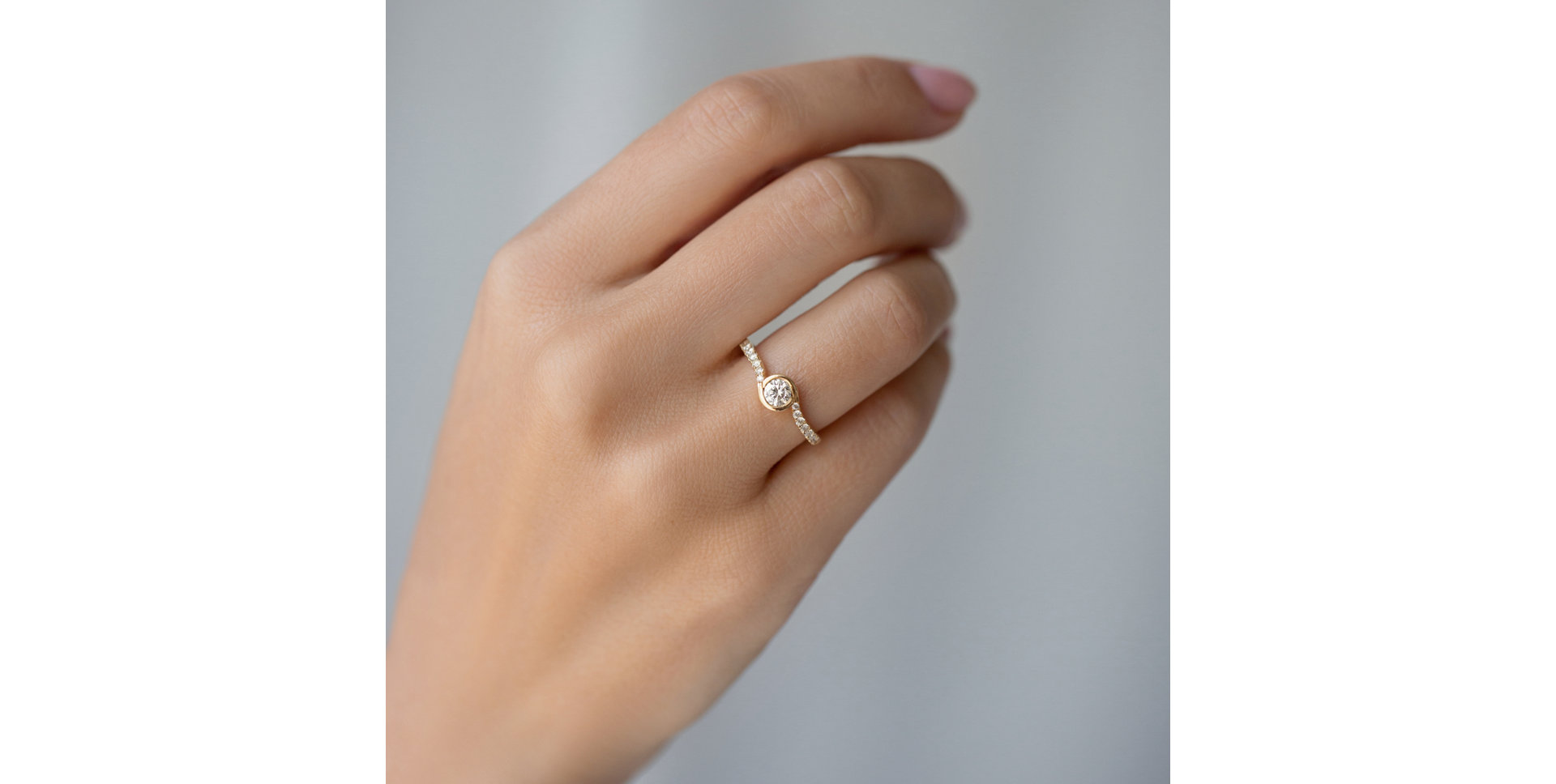 Prsten s diamanty Love Poem