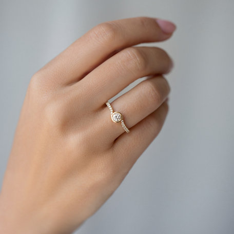 Prsten s diamanty Love Poem