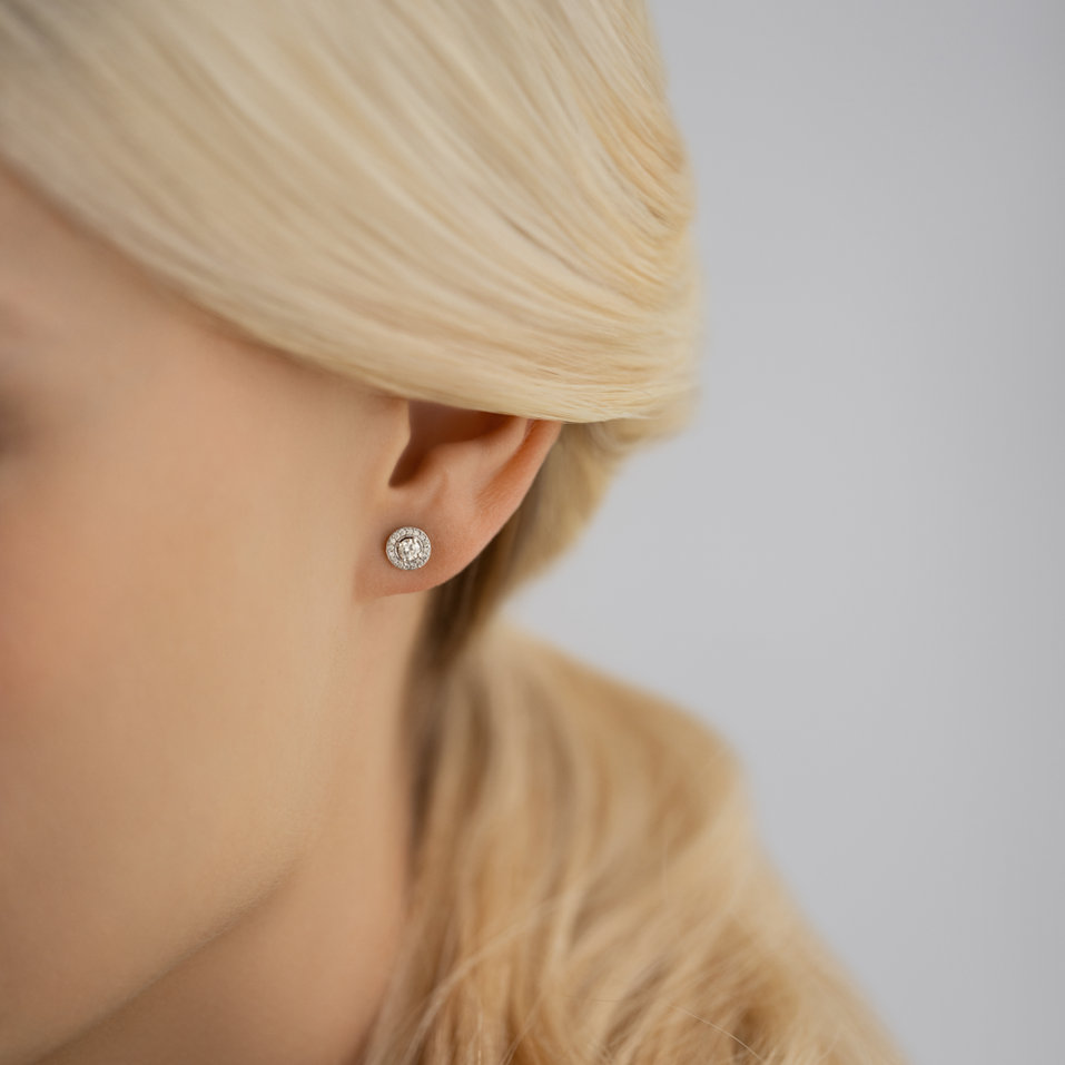 Náušnice  s diamanty Sparkling Rain