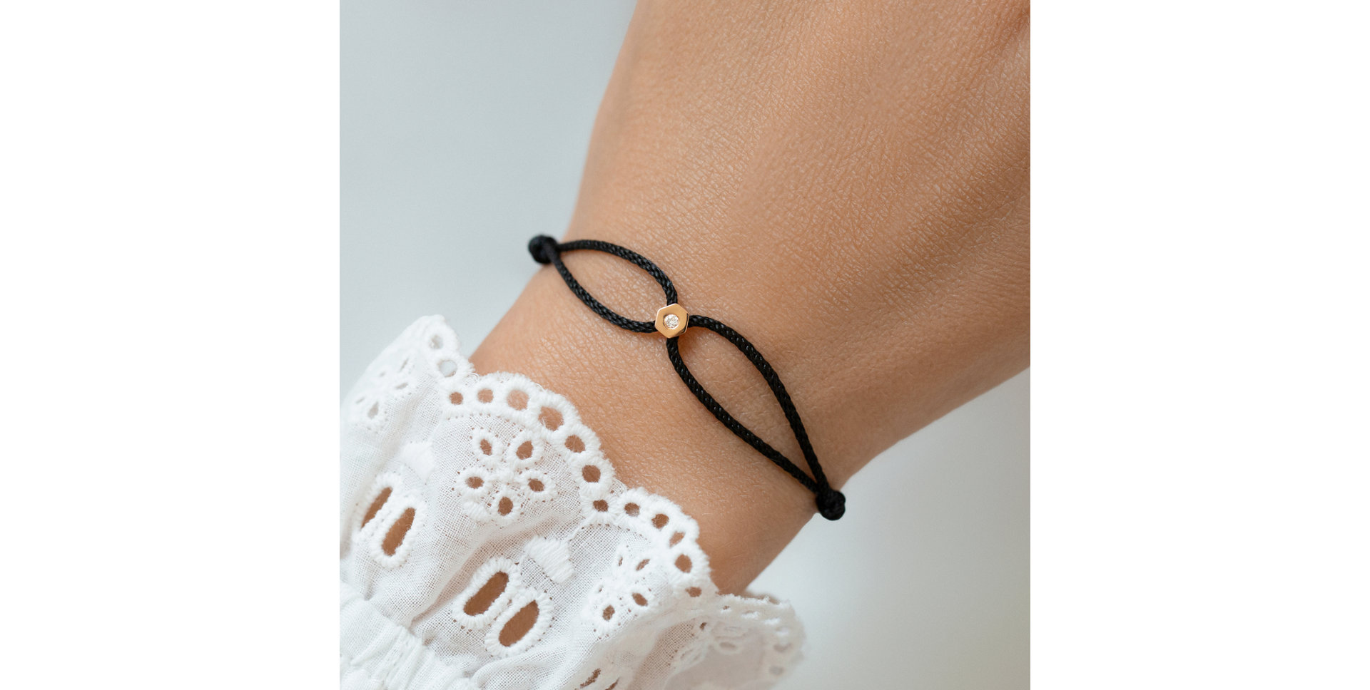 Náramek s diamantem HexaFusion