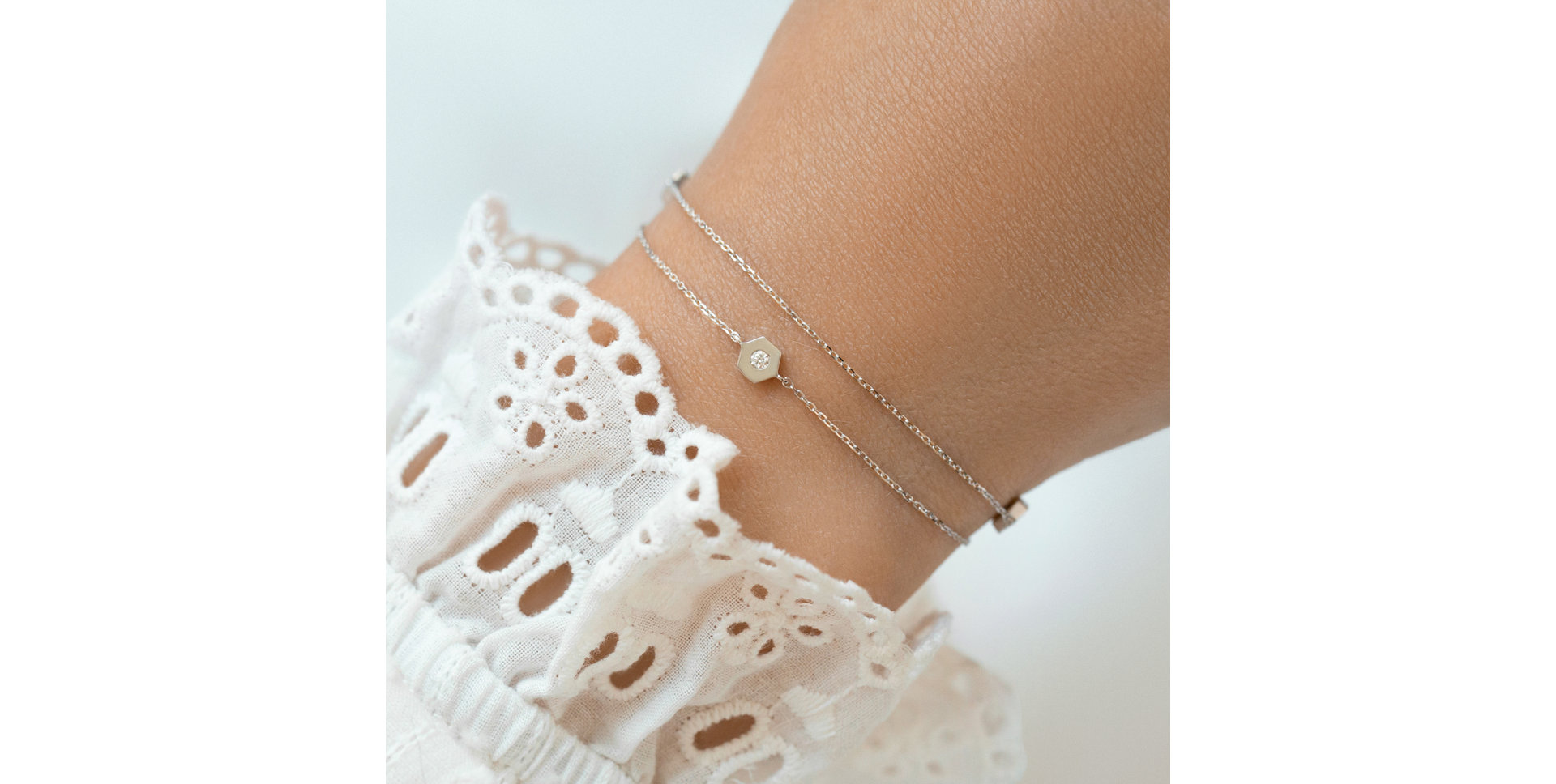 Náramek s diamanty StarlightHex