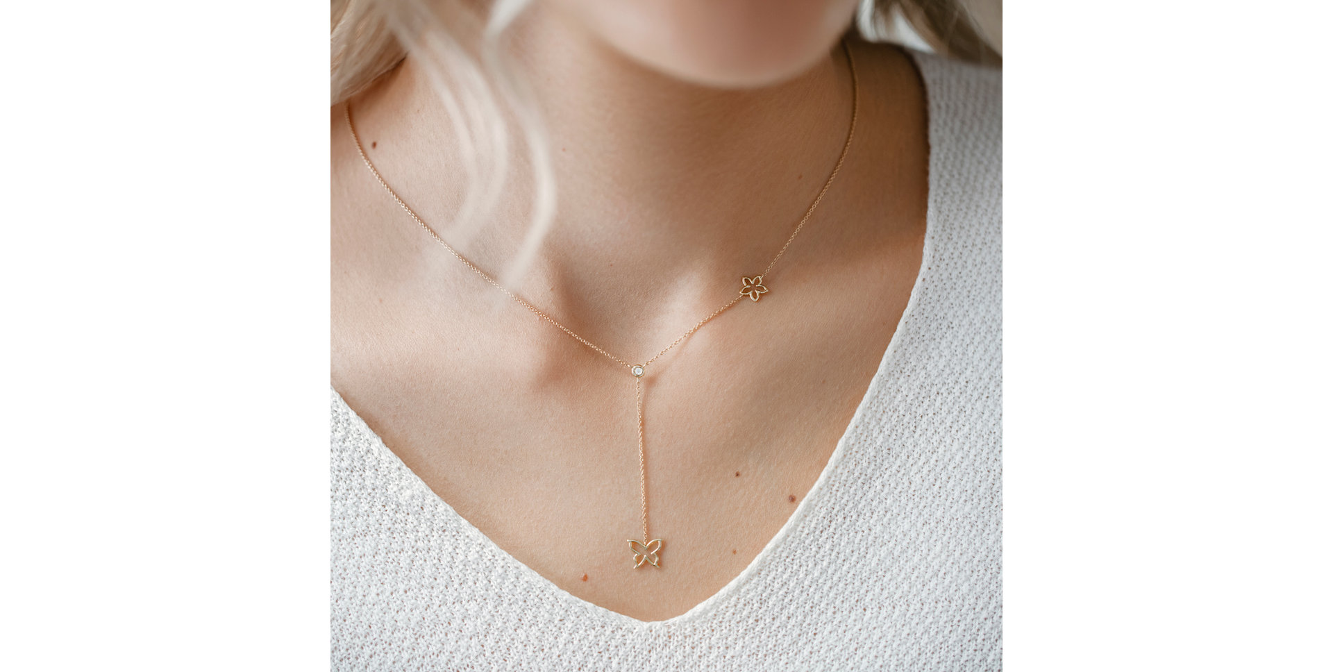 Náhrdelník s diamantem Touch of Spring