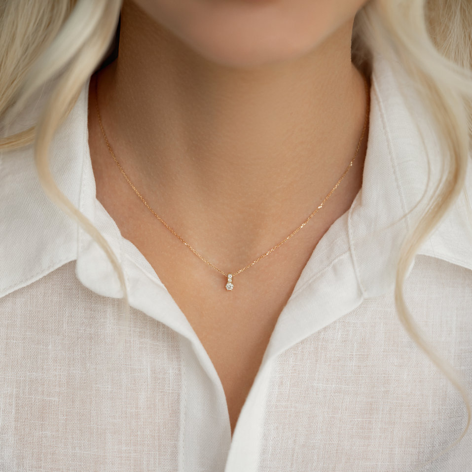 Náhrdelník s diamanty Essential Glow