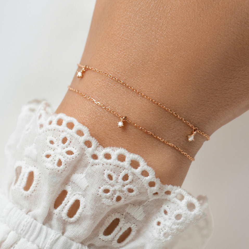 Náramek s diamanty Rumba