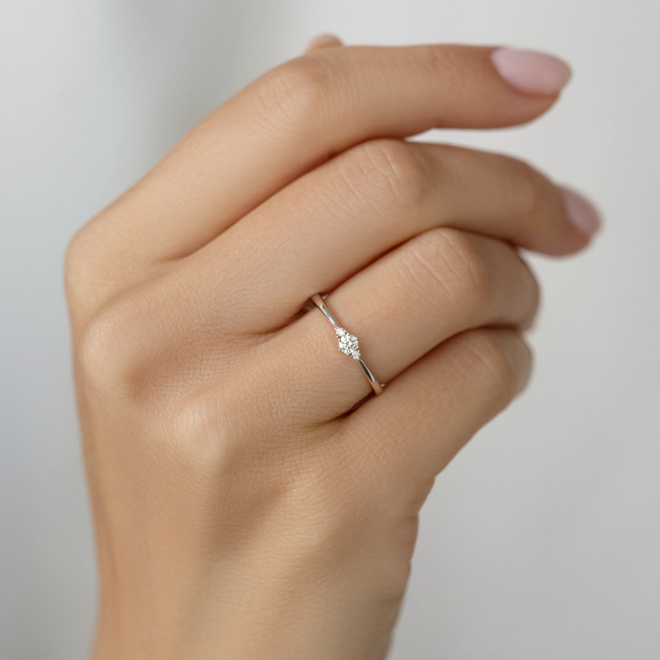 Prsten s diamanty Midnight Serenity