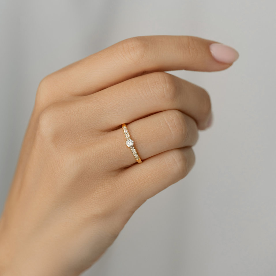 Prsten s diamanty Sparkle