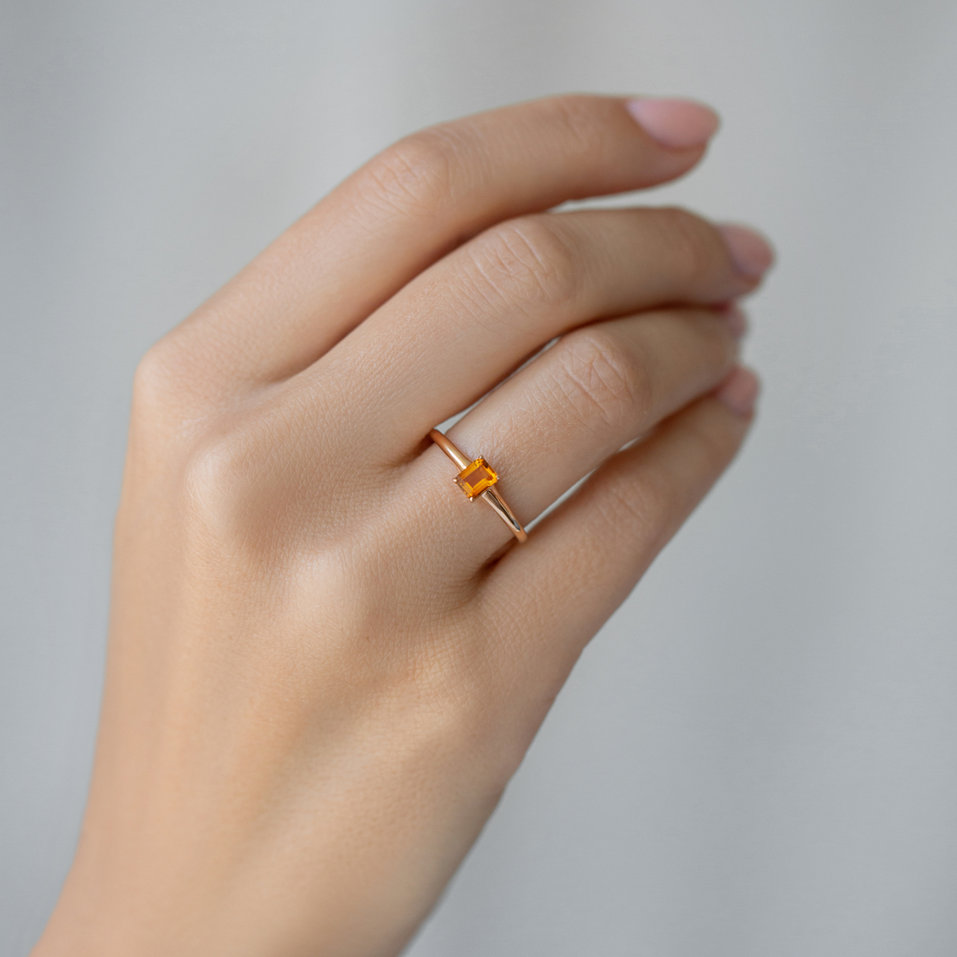 Prsten s rhodolitem Winslow