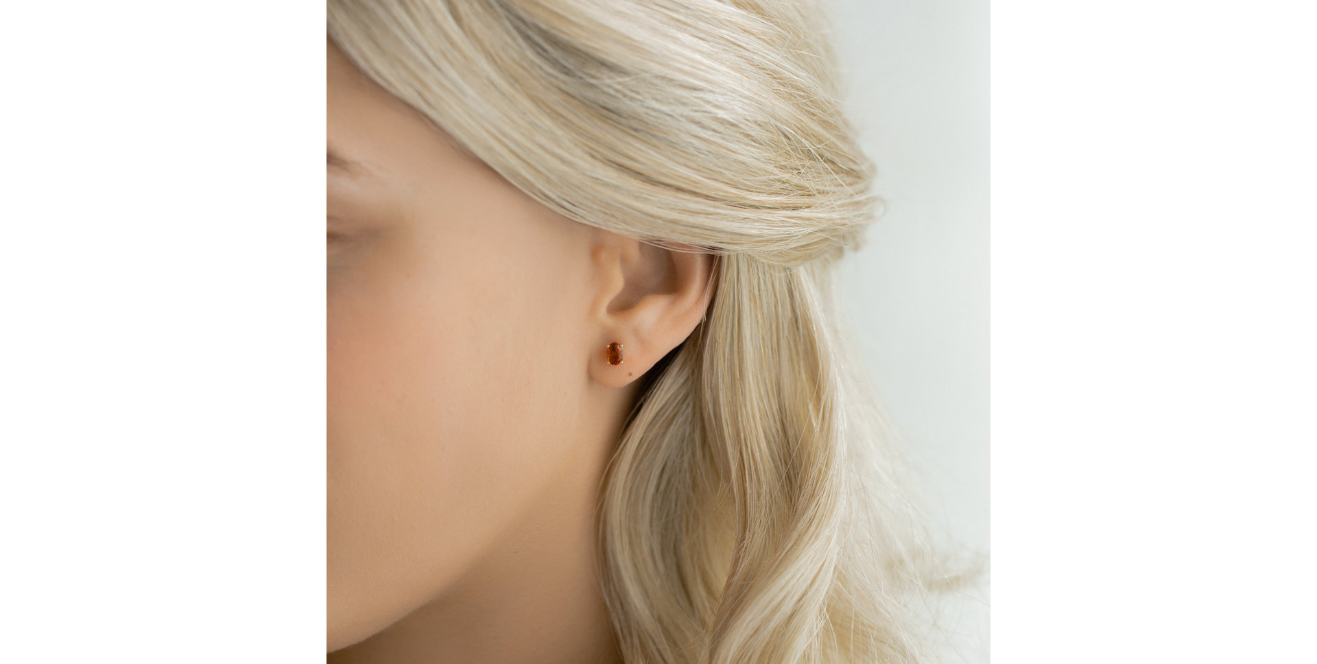 Náušnice s rhodolitem Mystic Light