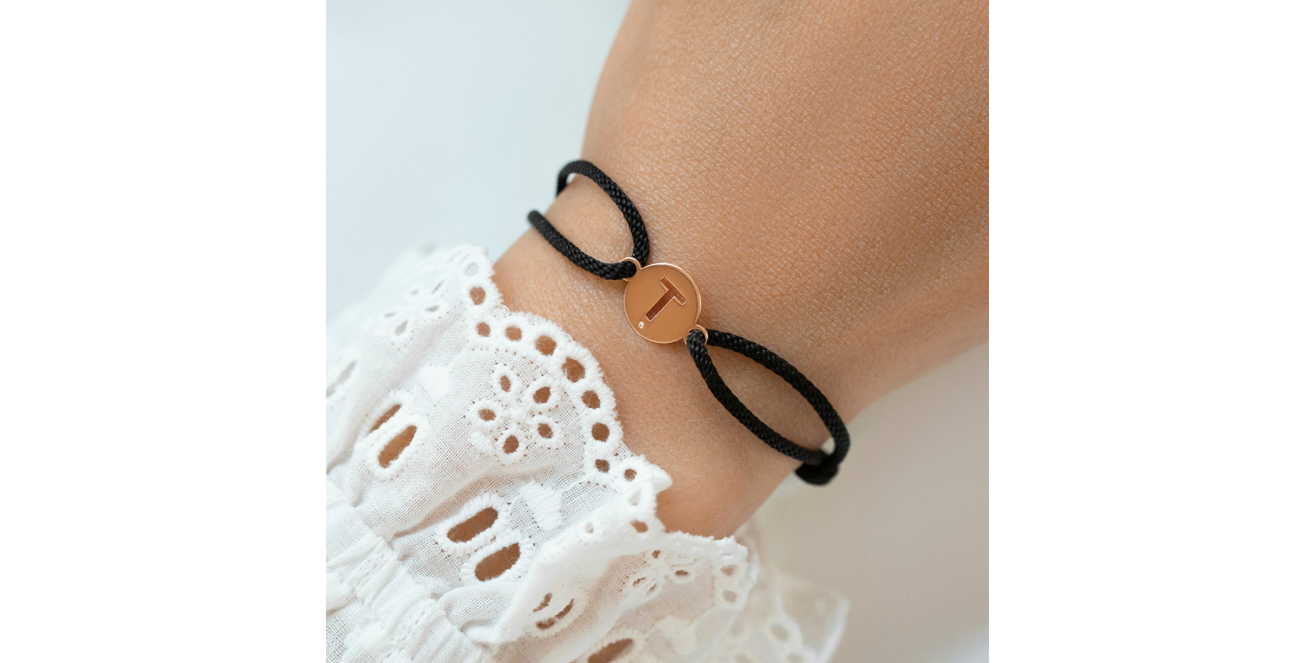 Náramek s diamantem Cut Coin L