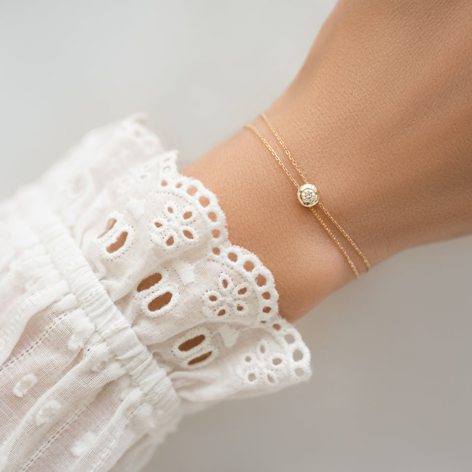 Náramek s diamantem Space Magic