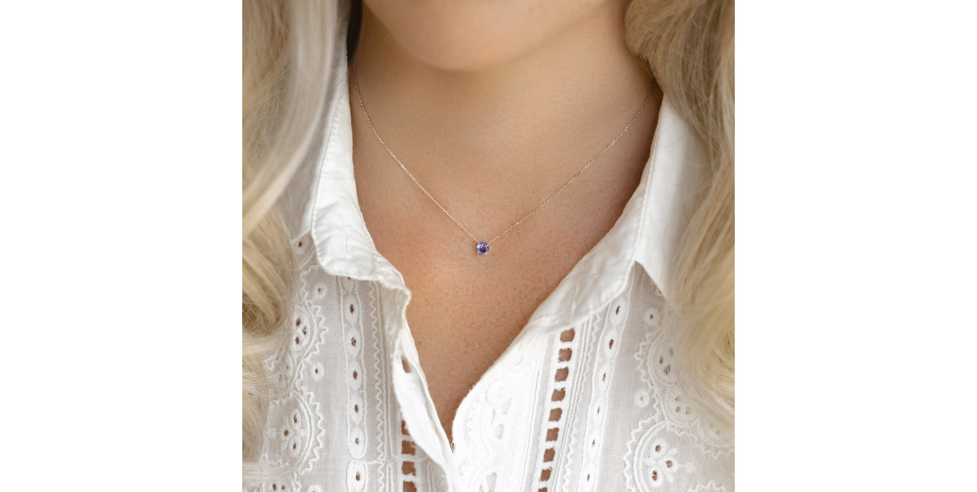 Náhrdelník s tanzanitem Thalassali