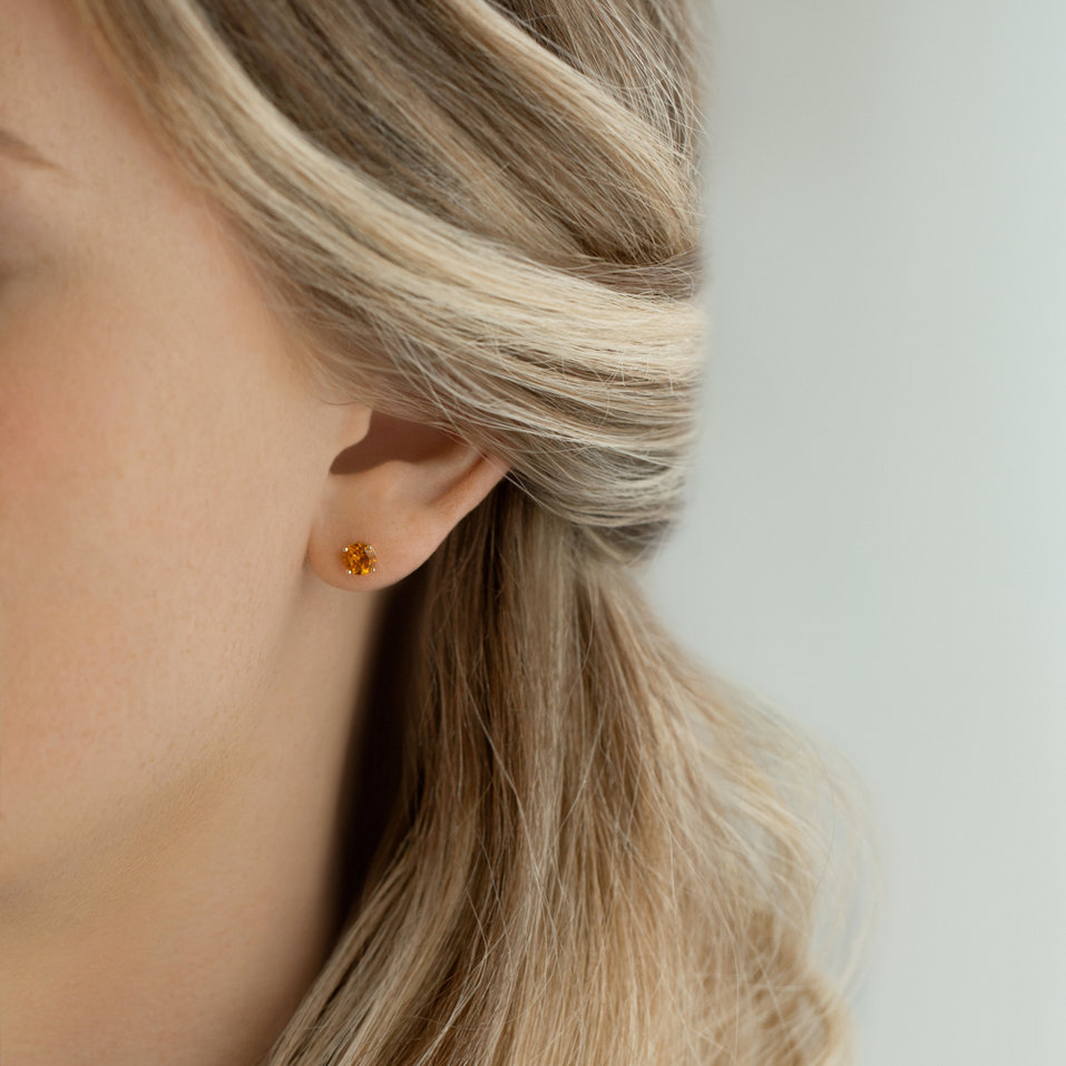 Náušnice s peridotem Pindots