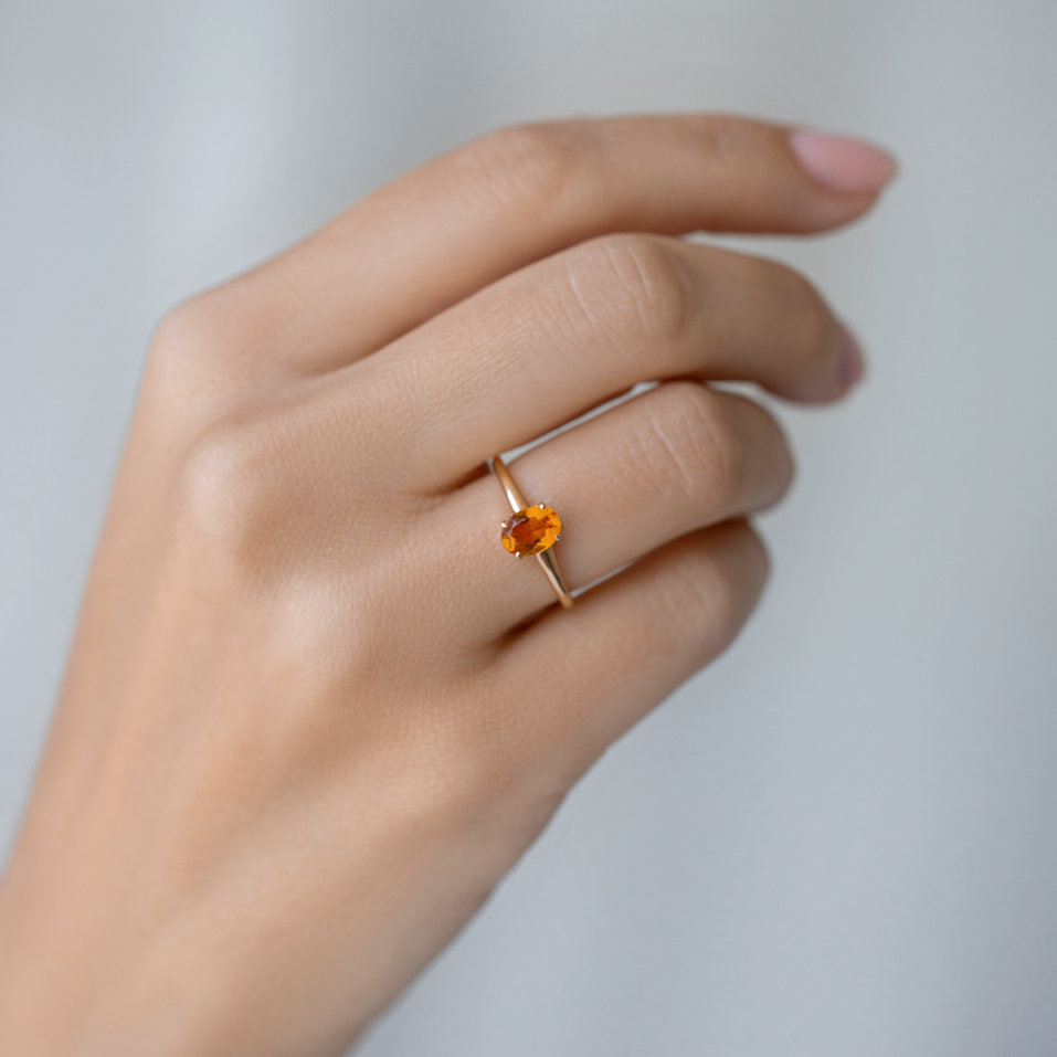Prsten s citrínem Mystic Light