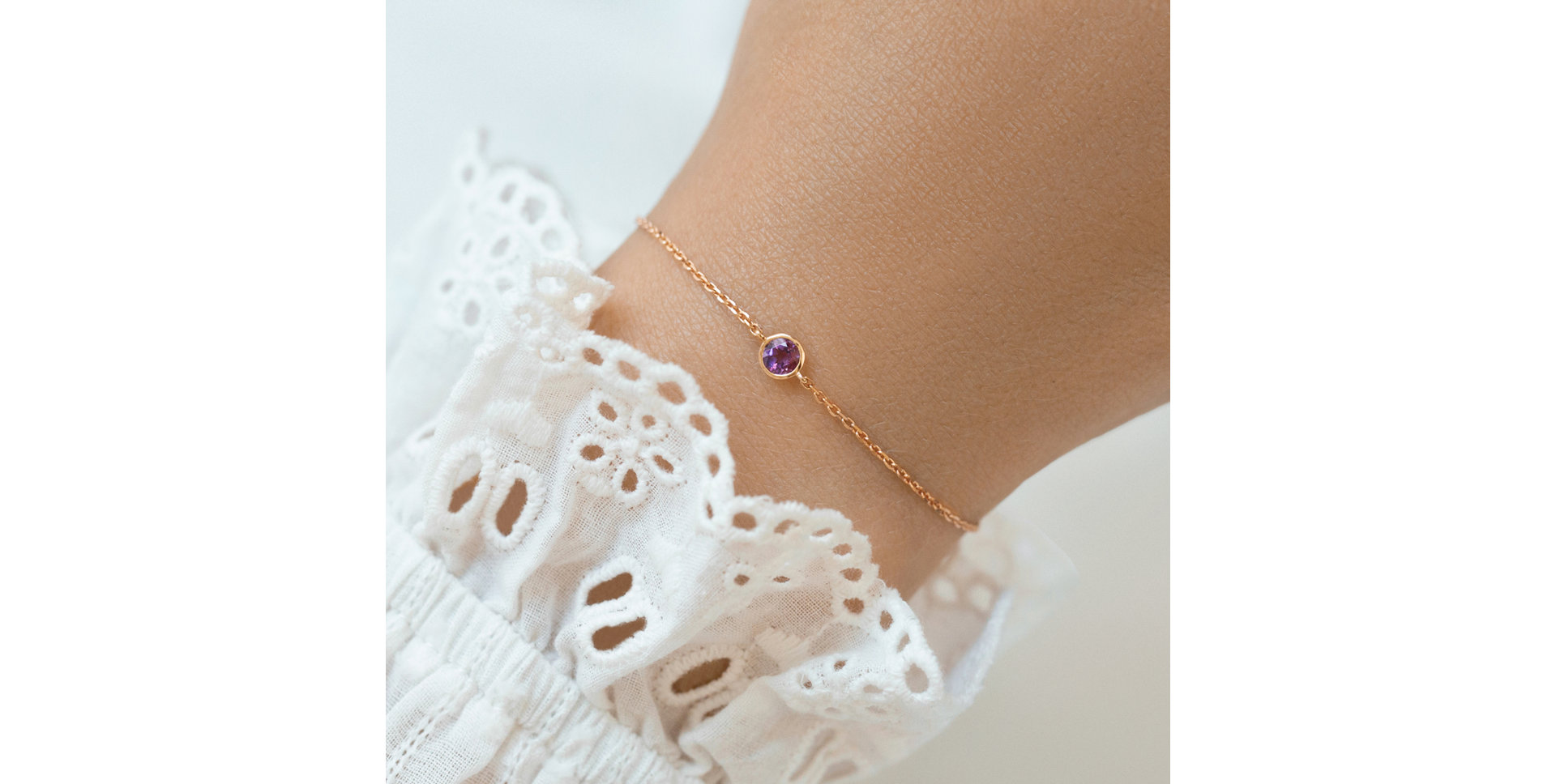 Náramek s topazem Neon Dot