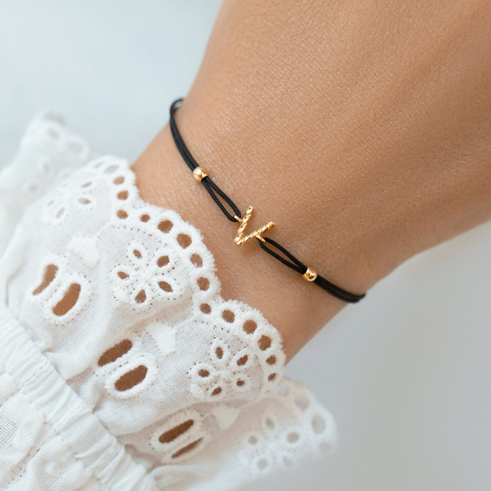 Náramek Spiral Alphabeth F