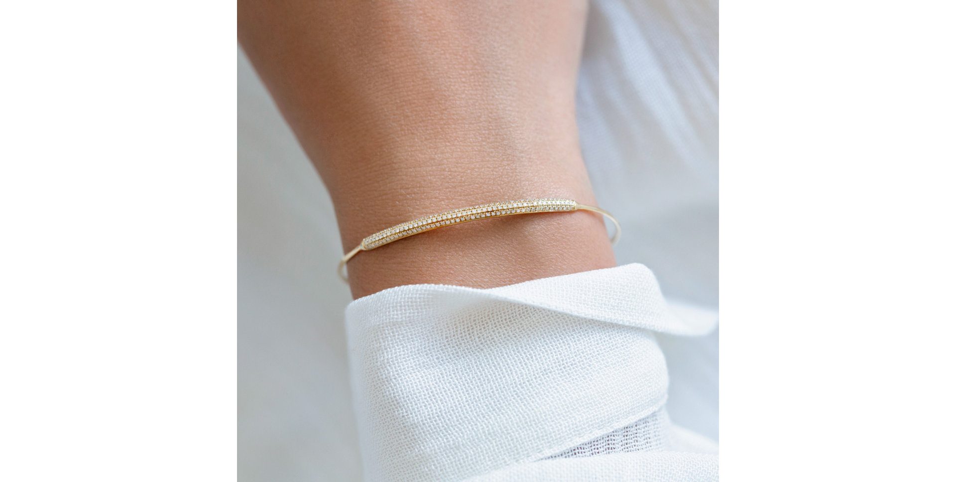 Náramek s diamanty Line