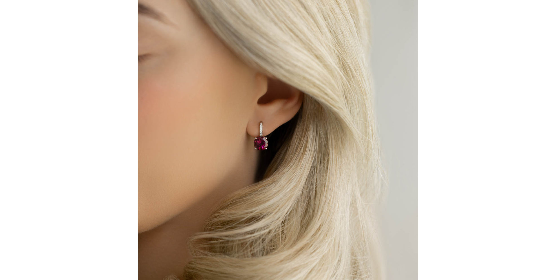 Náušnice s diamanty a citrínem Zorabelle