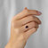 Prsten s diamanty a rhodolitem Annelise2