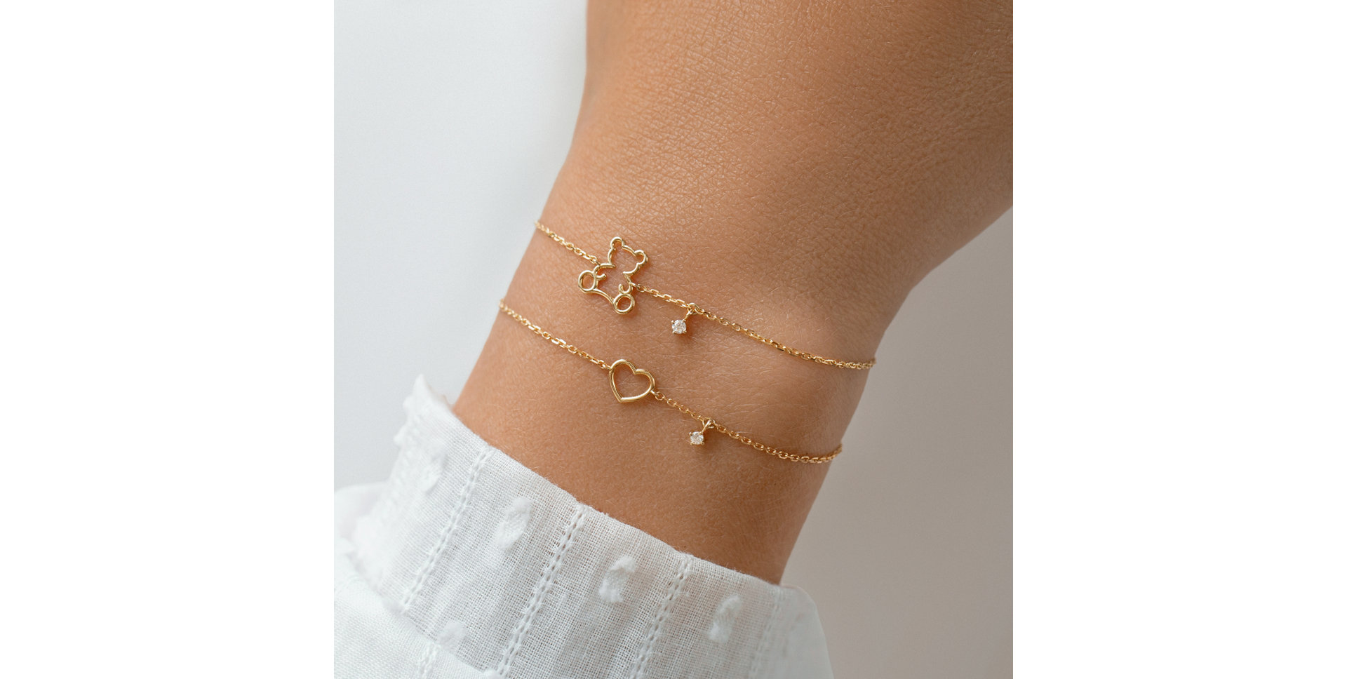 Náramek s diamantem My Love