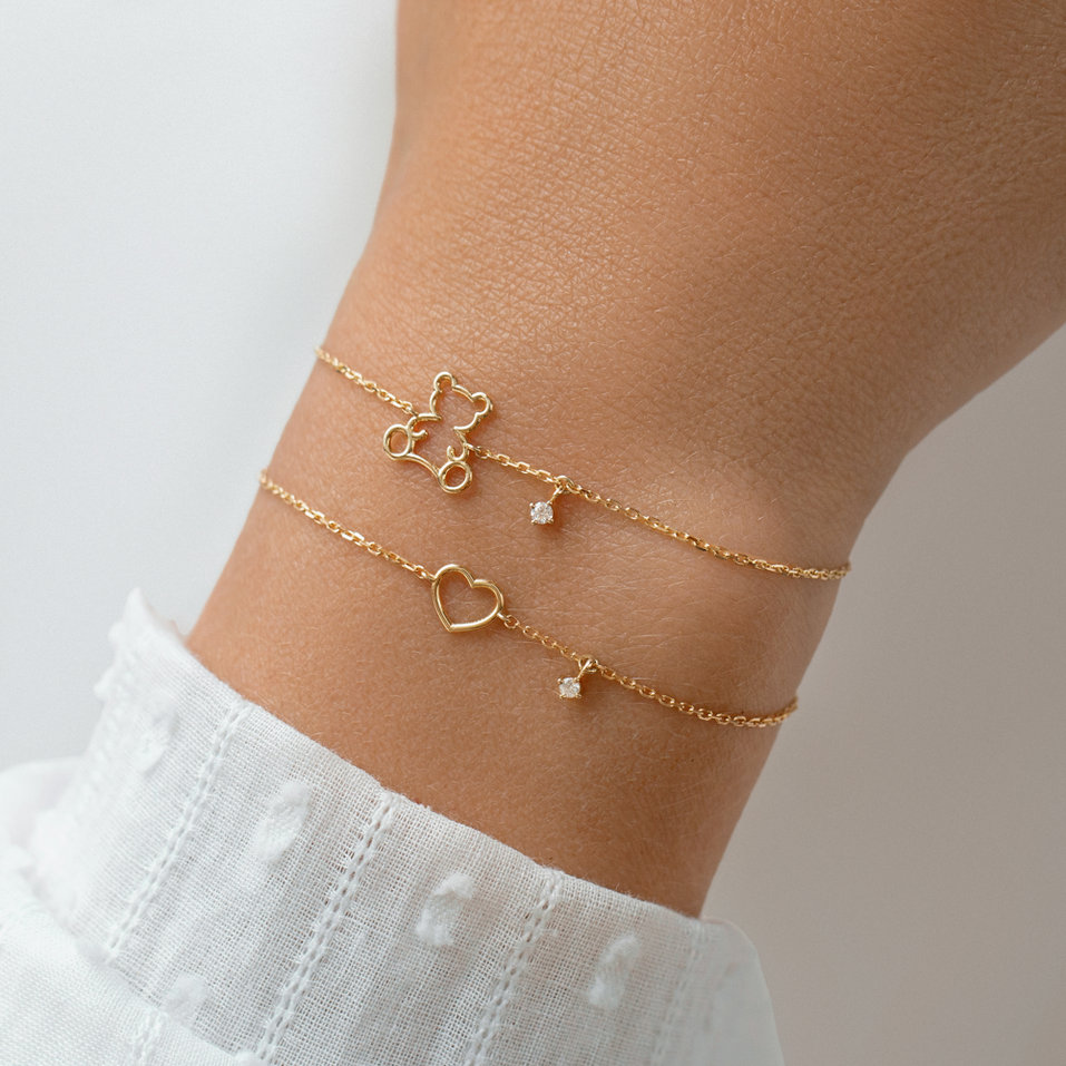 Náramek s diamantem My Love