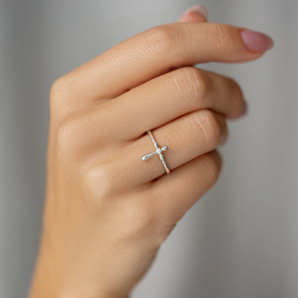 Prsten s diamantem Inner Light