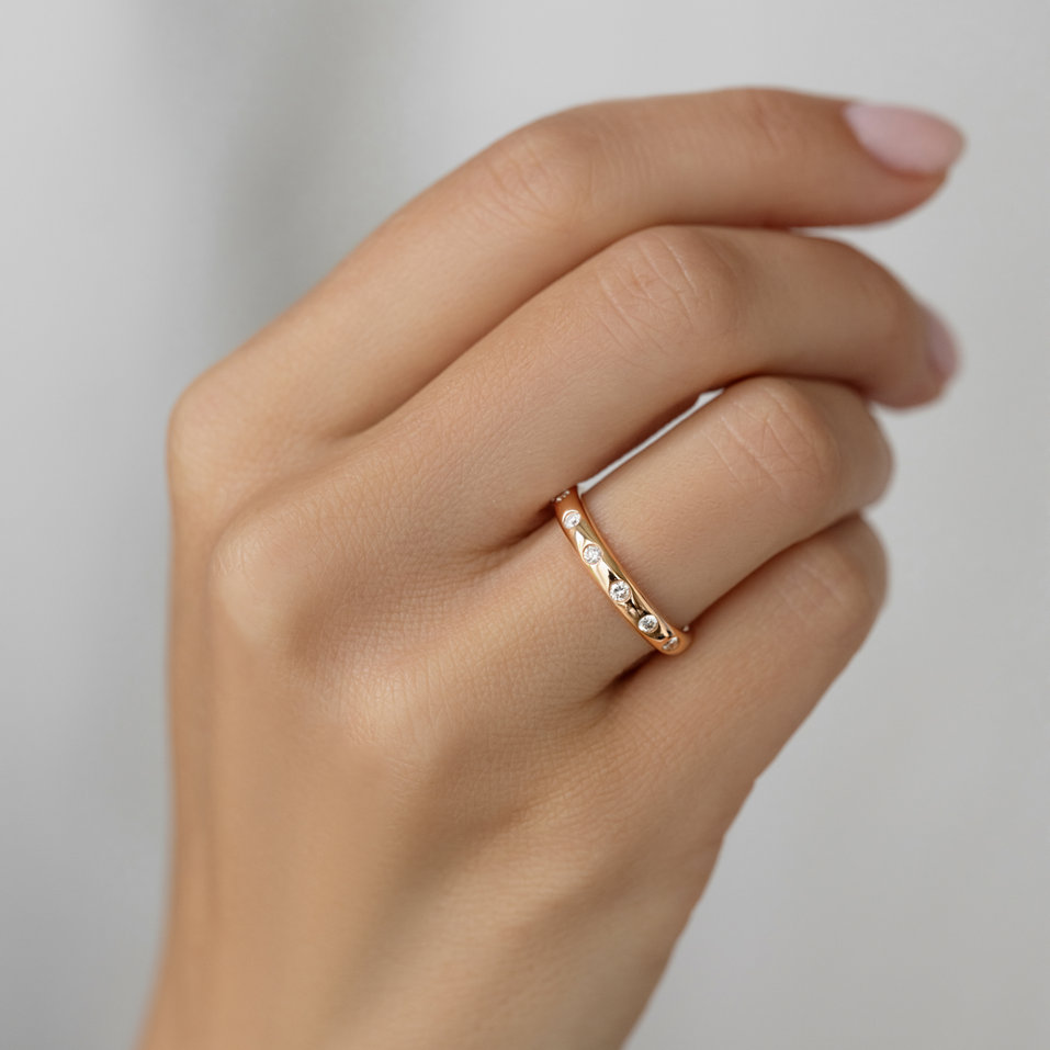 Prsten s diamanty Talys