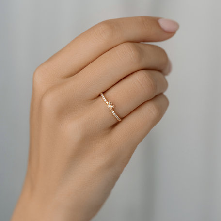 Prsten s diamanty First Kiss
