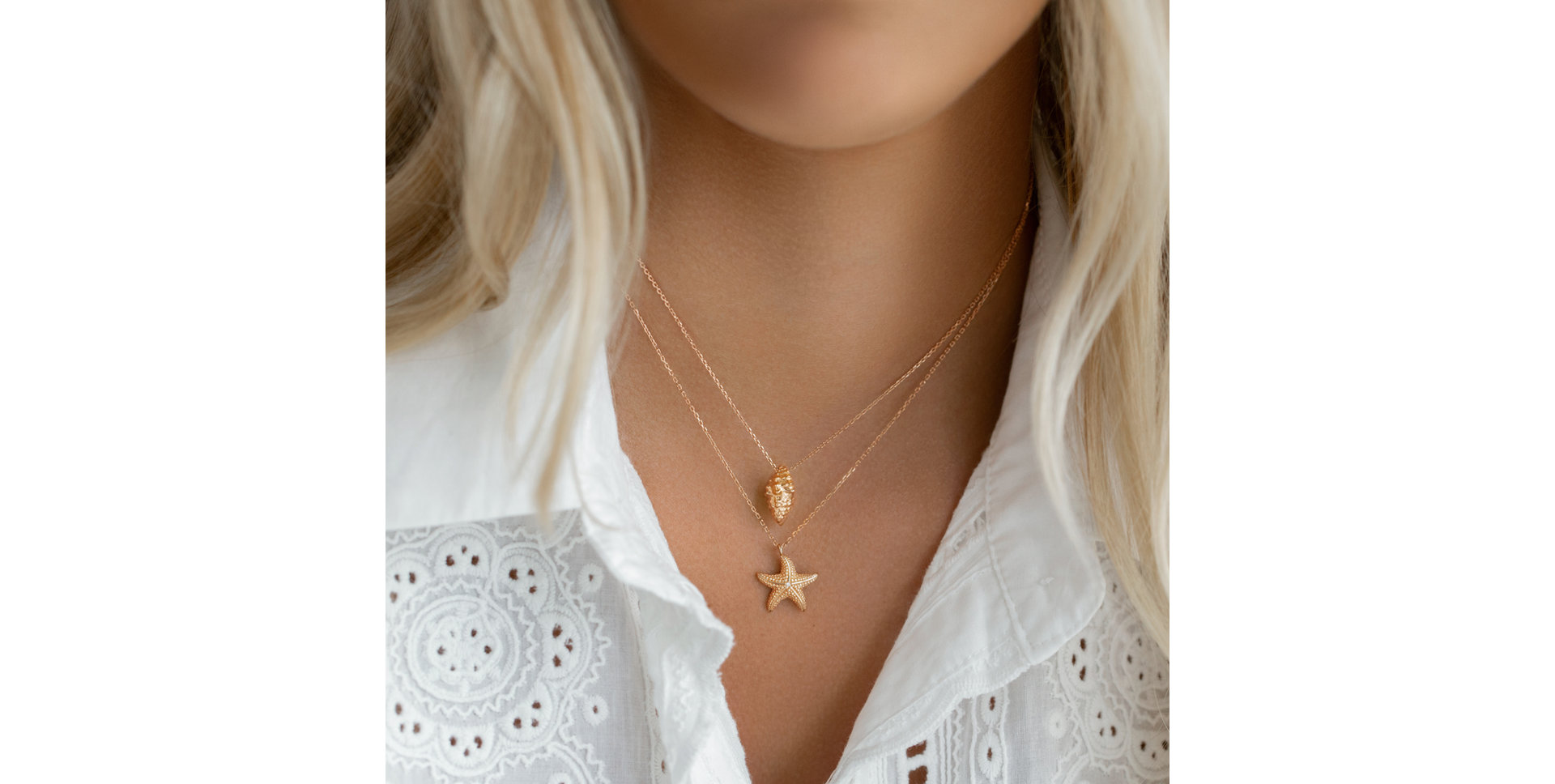 Náhrdelník s diamantem Sea Treasure