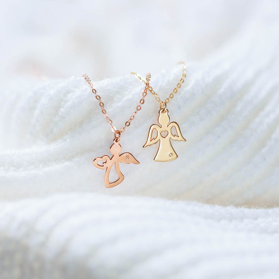 Náhrdelník s diamantem Angel of Love