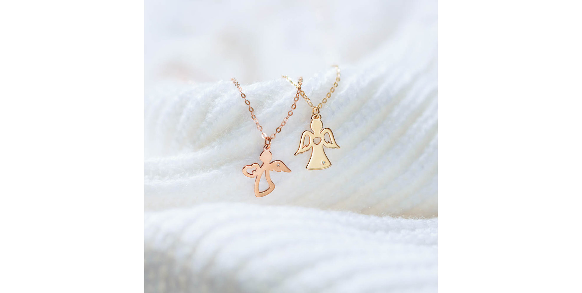 Náhrdelník s diamantem Angel of Love