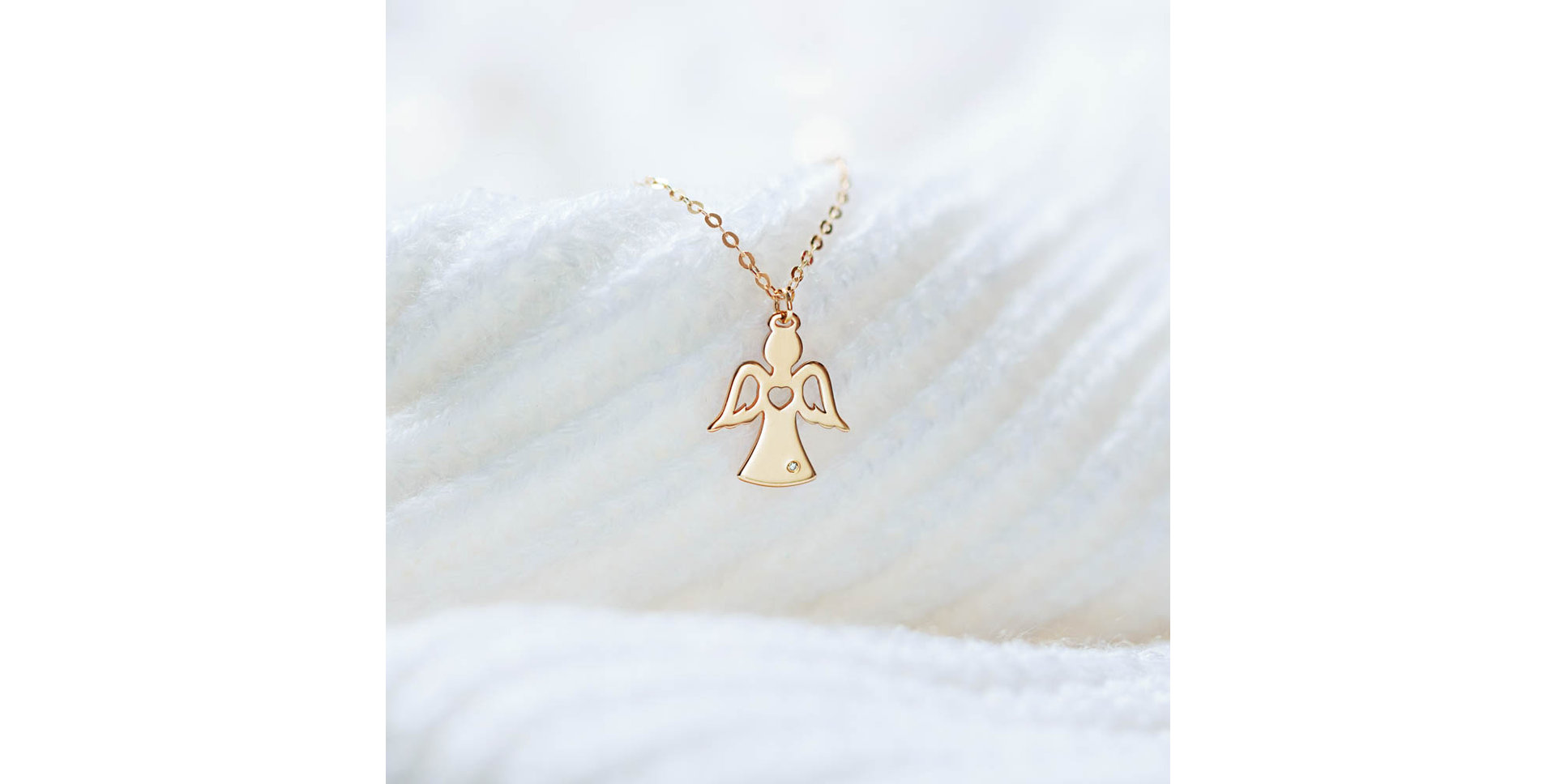 Náhrdelník s diamantem Angel of Light