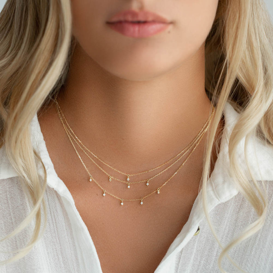 Náhrdelník s diamanty Samba