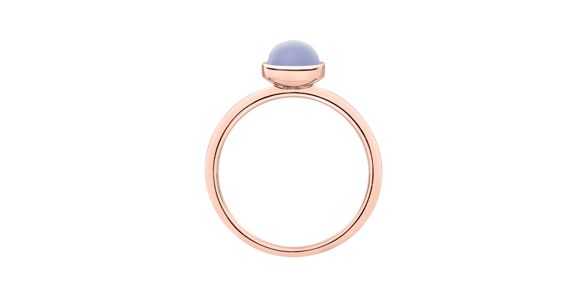 Prsten s chalcedonem blue Bonbon
